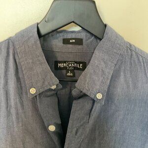 JCrew Slim flex casual shirt in Montclair Navy Size L
